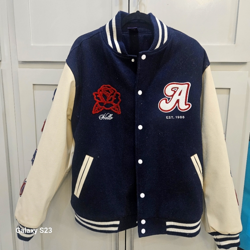 Adele Leather Jacket Vintage Stye Size L